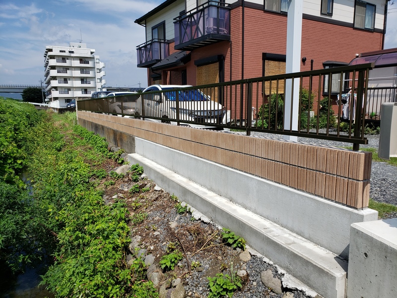 ブロックフェンスで安心して遊べるお庭へ♪in足利市